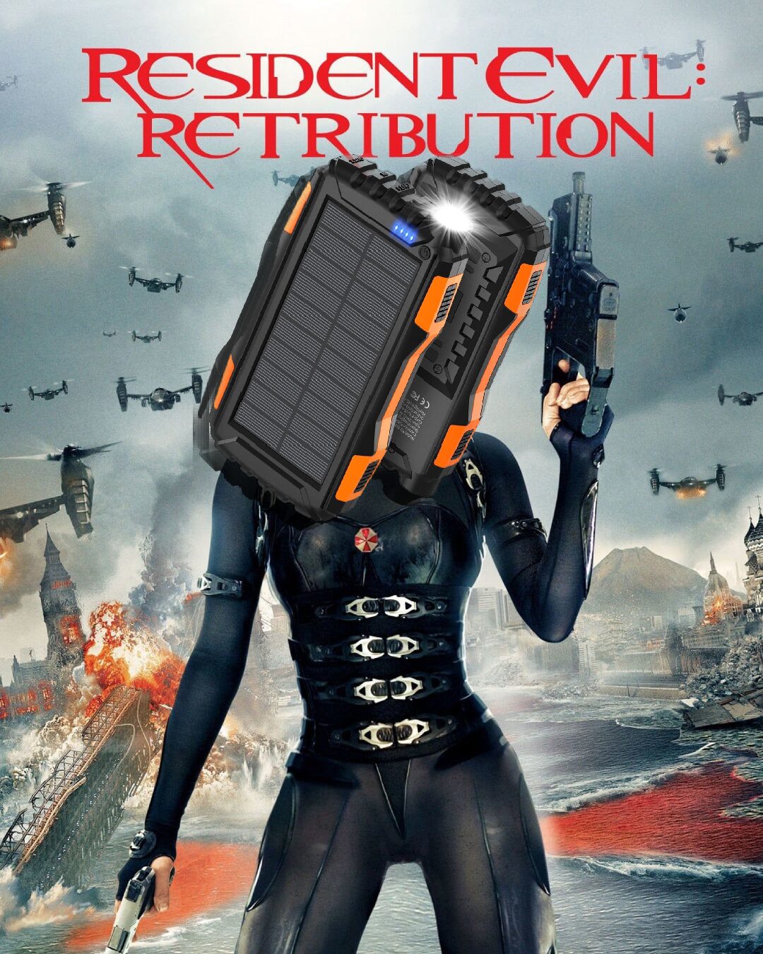 Resident evil but make it solar battery