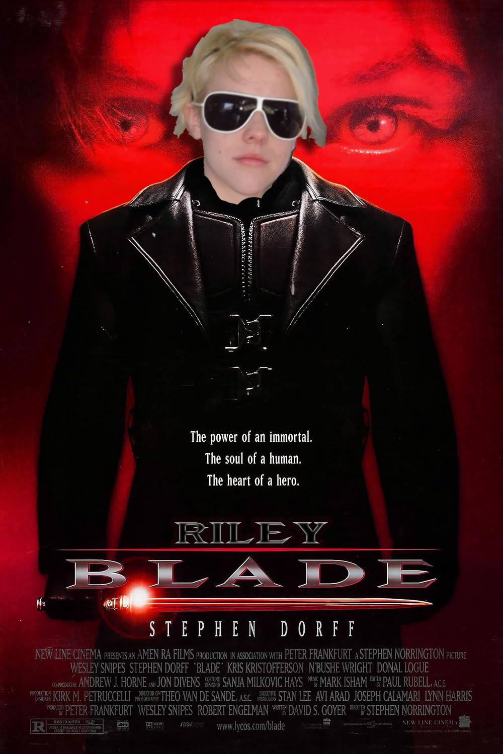 BLADE starring Riley and Stephen Dorff.